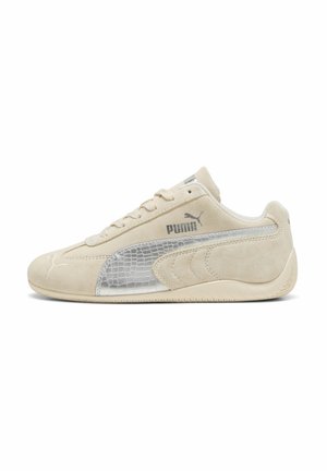 SPEEDCAT METALLIC SAFARI JR - Sneakers - alpine snow puma silver