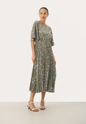SARAFINA - Day dress - vetiver foil print