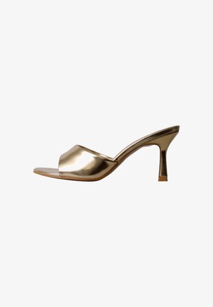 JOIA PARIS, SANDALES À TALON JOIA - Mules à talons - gold-coloured