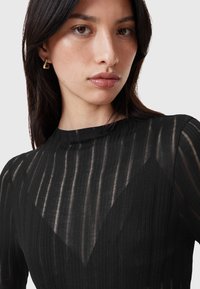 AllSaints AKI LS - Maglietta a manica lunga - black