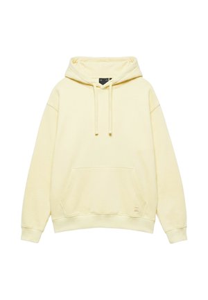 PULL&BEAR, BASIC - HOODIE - Hoodie - yellow