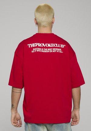 PROVOKE HEAVY - T-shirts med print - red