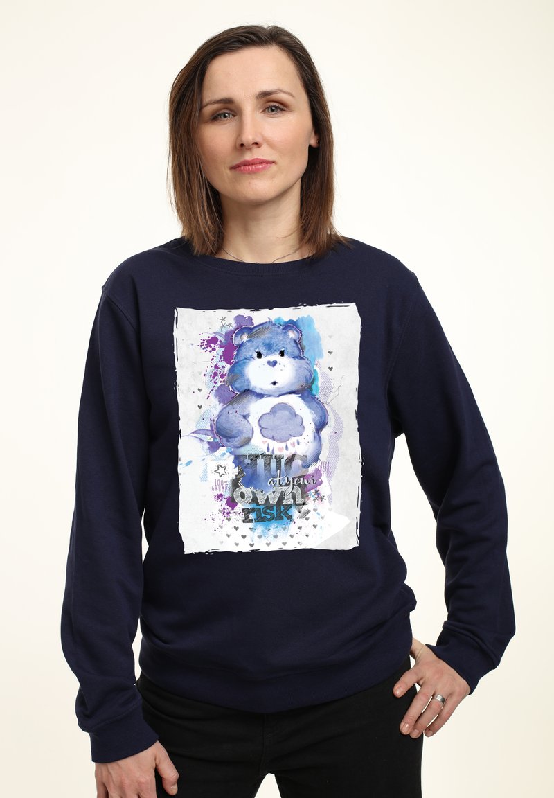 Henry Tiger CARE BEARS GRUMPY BEAR HUG AT YOUR OWN RISK - Sweatshirt