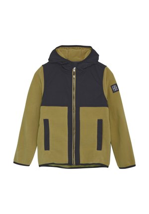 W HOOD - Fleece jacket - fennel seed