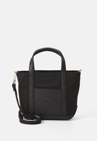 FESTIVE FOX HEAD MINI TOTE - Håndveske - black