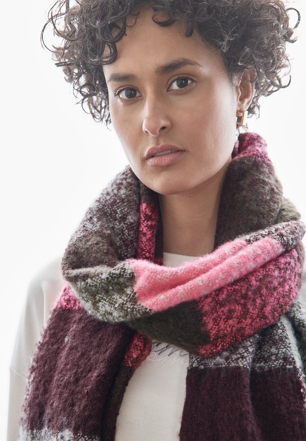 KARIERTER MADRAS - Schal - braun