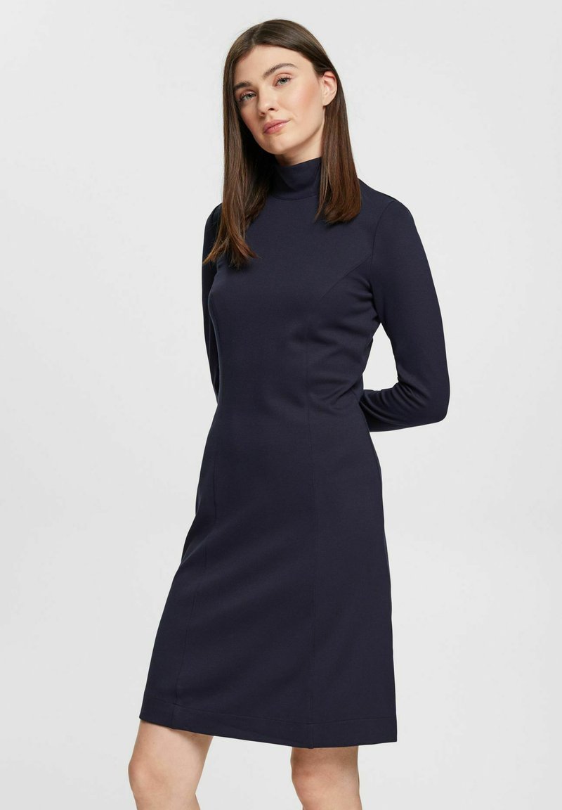 Esprit Jurk navy/gemêleerd donkerblauw Zalando.nl