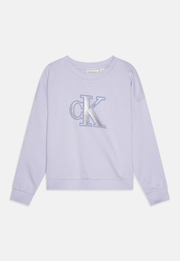 METALLIC - Sweatshirt - purple heather