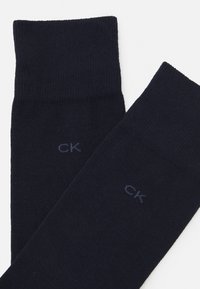 Calvin Klein Underwear MEN CASUAL FLAT CARTER 6 PACK - Ponožky - navy