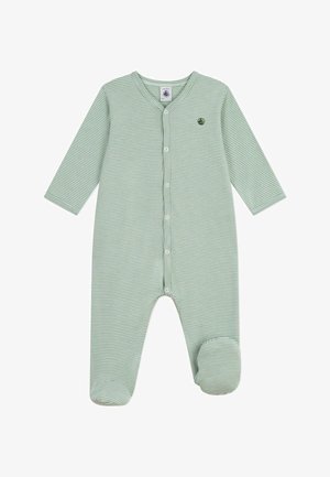 PETIT BATEAU STRIPES PRINT - Grenouillère - saule marshmallow