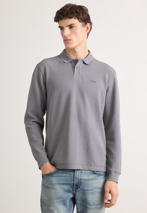 Top s dlhým rukávom - open grey
