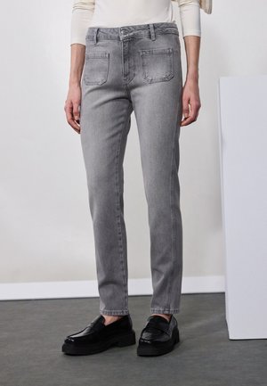 Džínsy skinny fit - grey denim