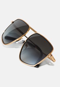 Michael Kors SILVERTON - Sluneční brýle - shiny yellow gold/light grey gradient