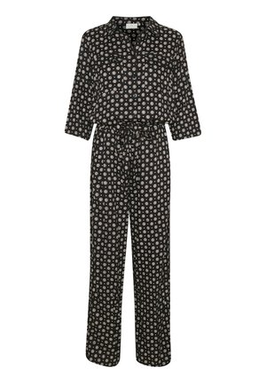 Kaffe RUTIE - Haalari - black tie/dot aop