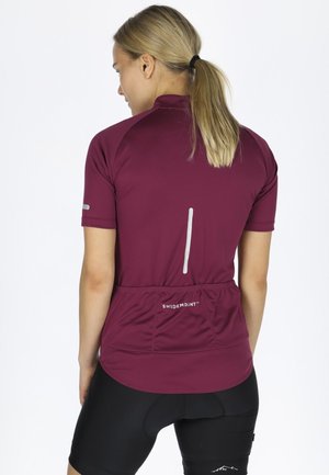 Swedemount, CORE TEE - Maillot de cycliste - burgundy reflective
