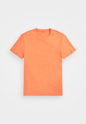CUSTOM SLIM FIT JERSEY CREWNECK T-SHIRT - T-shirts - classic peach