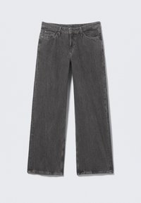 AMPLE LOW RISE LOOSE - Wide leg - risso black