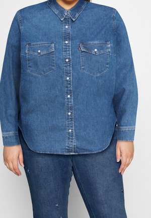 Hemdbluse - blue denim