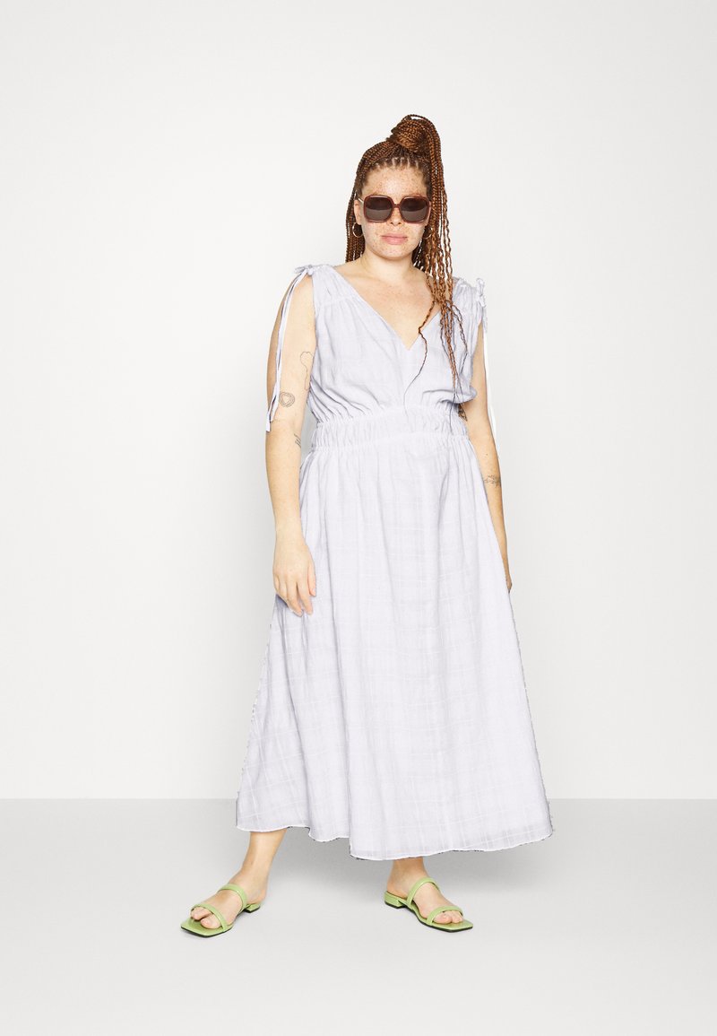 Damen Freizeitkleider | Madewell VNECK TANK ELASTIC WAIST DRESS SOLID Maxikleid lighthouse/weiß - TB69093 Damen Freizeitkleider | Madewell VNECK TANK ELASTIC WAIST DRESS SOLID Maxikleid lighthouse/weiß - TB69093