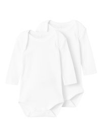 Name it - NBNBODY SOLID UNISEX 2 PACK - Bodi - bright white Miniaturna slika 1