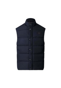 Hackett London Strukirani kaput - midnight blue