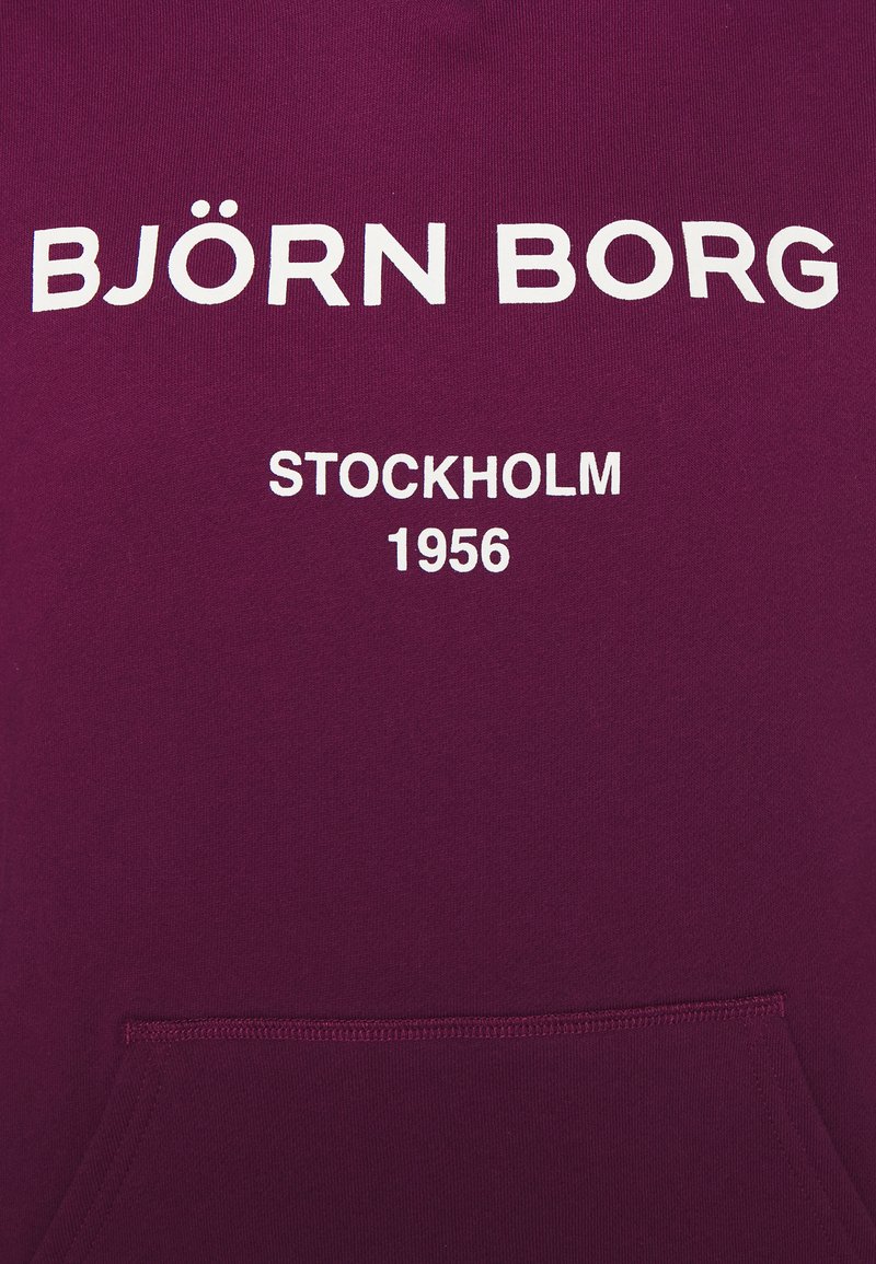 Björn Borg BOYFRIEND HOODIE - Sweat à capuche - grape wine/violet -  ZALANDO.FR