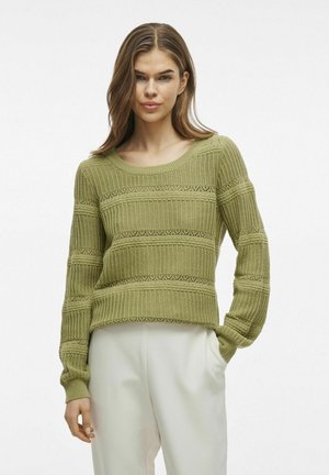 RUNDHALS - Pullover - sage