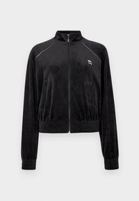 IKON ZIP UP - Cipzáras pulóver - black
