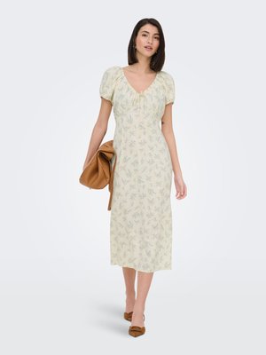 JDY LYDIA MIDI - Rochie de zi - cloud dancer