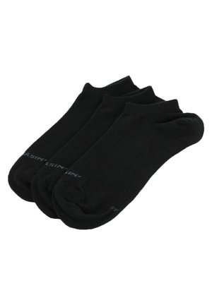 ANKLE 3 PACK - Strømper - black