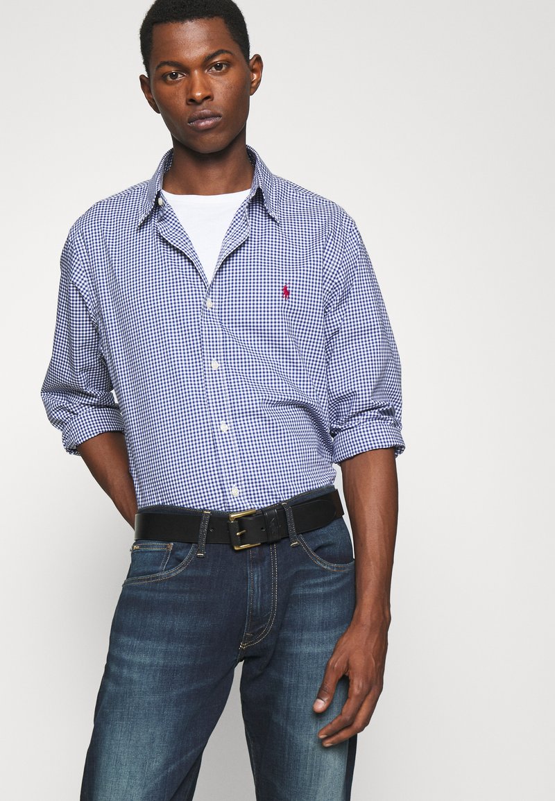 Polo Ralph Lauren LEATHER DRESS BELT Belt black Zalando.ie