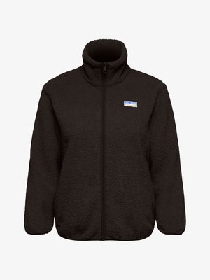 ONLY Carmakoma, TEDDY JACKET CAREVA TEDDY JACKET - Giacca in pile - chocolate torte
