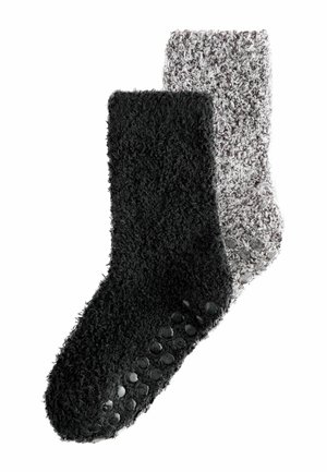 Next, COSY 2 PACK - Calze - black grey