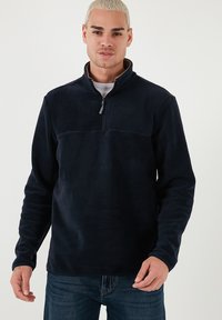REGULAR FIT - Fleece trui - dark blue