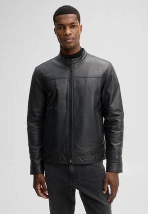 Strellson, Lederjacke - schwarz