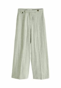 Next WIDE LEG TALL - Kalhoty - khaki green