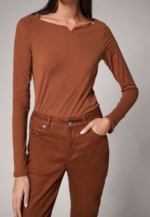 T-shirt à manches longues - brown