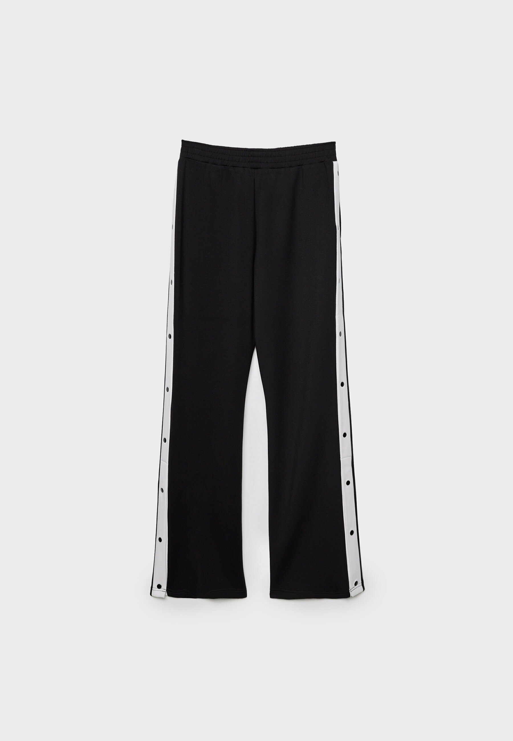 track pants with buttons on the side