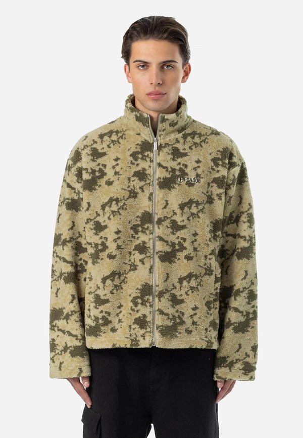 JOHNSON JACKET - Fleece jacket - mud camouflage