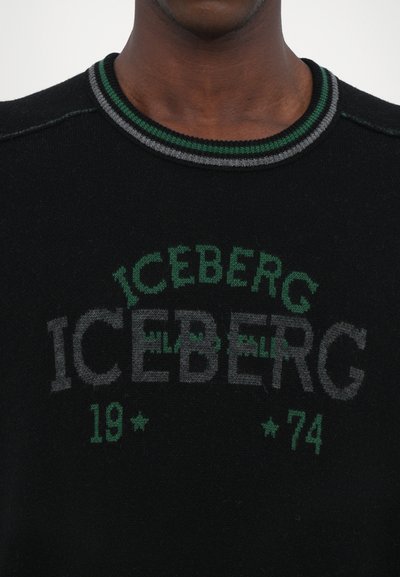 Iceberg MAGLIA GIROCOLLO - Strickpullover - nero