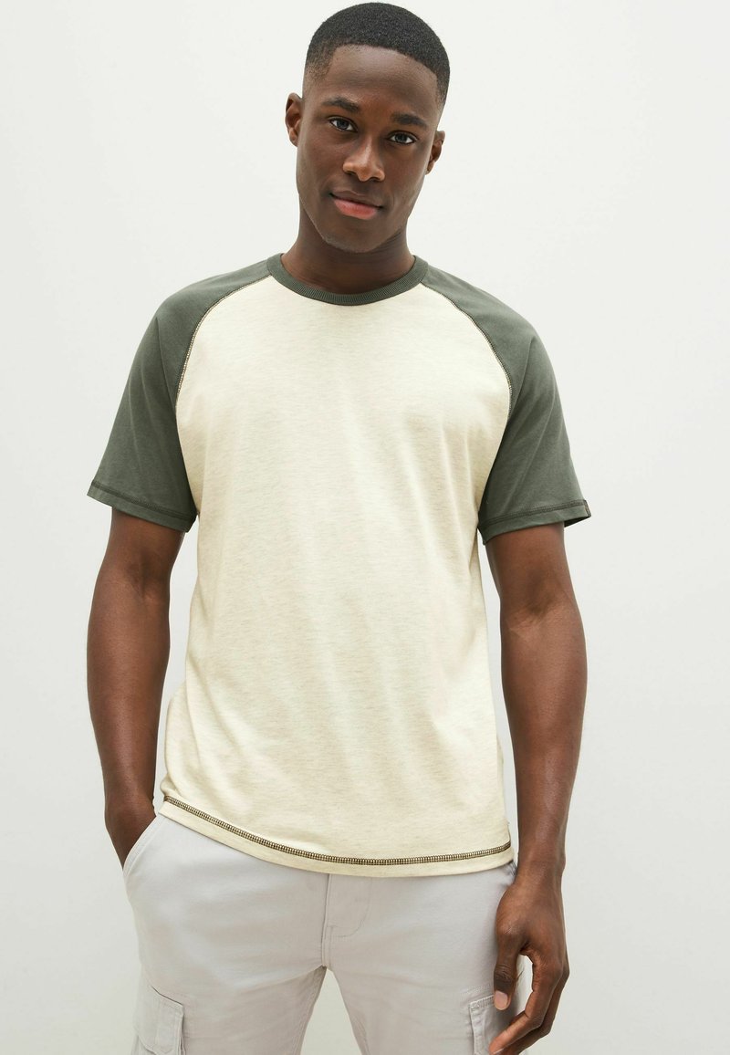 Chinoiserie Raglan Shirt - Olive main image 0