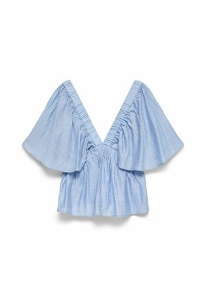 Vero Moda, BLOUSE VMVALENTINA TOP - Blouse - clear sky