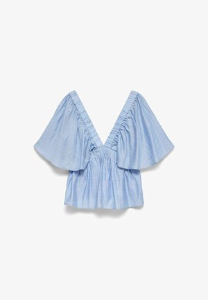 Vero Moda, BLOUSE VMVALENTINA TOP - Camicetta - clear sky