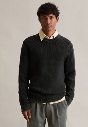 PULLOVERS LONGSLEEVE - Strickpullover - black