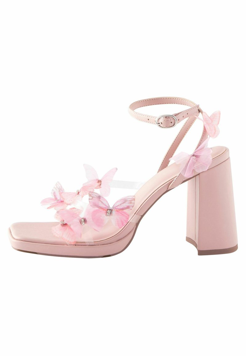 Next FOREVER COMFORT - Sandale cu toc - pink