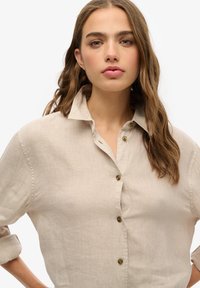 Superdry & Co CASUAL BOYFRIEND  - Blusa - pumice stone beige