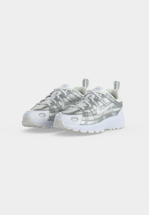 Nike P 6000 LACE UNISEX - Trainers - white/photon dust/metallic silver-coloured — photo 3