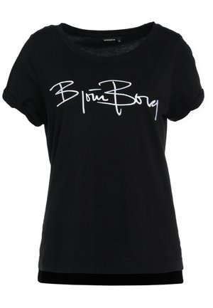 Print T-shirt - black