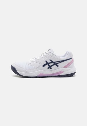 GEL DEDICATE 8 - Allcourt tennissko - white/indigo fog