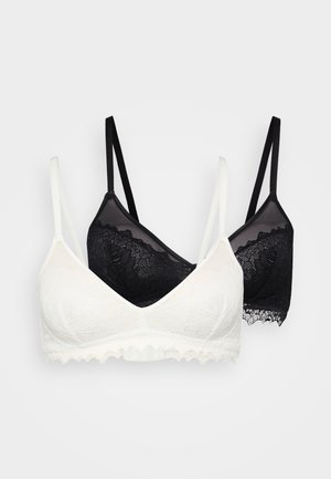 Anna Field 2 PACK  - Triangel BH - white/black